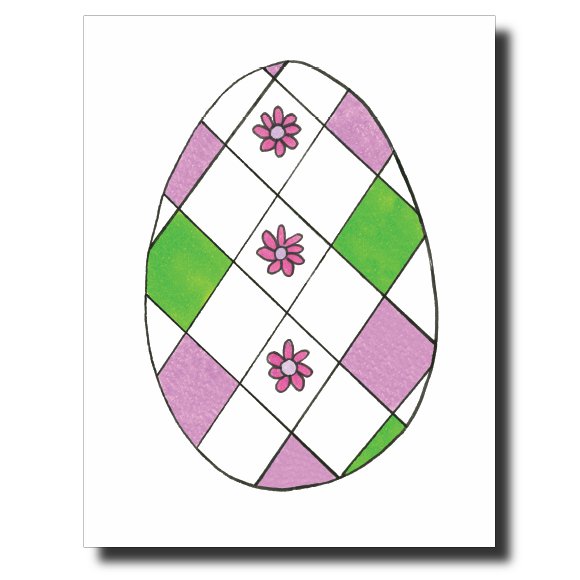 Easter Egg card by Janet Karp