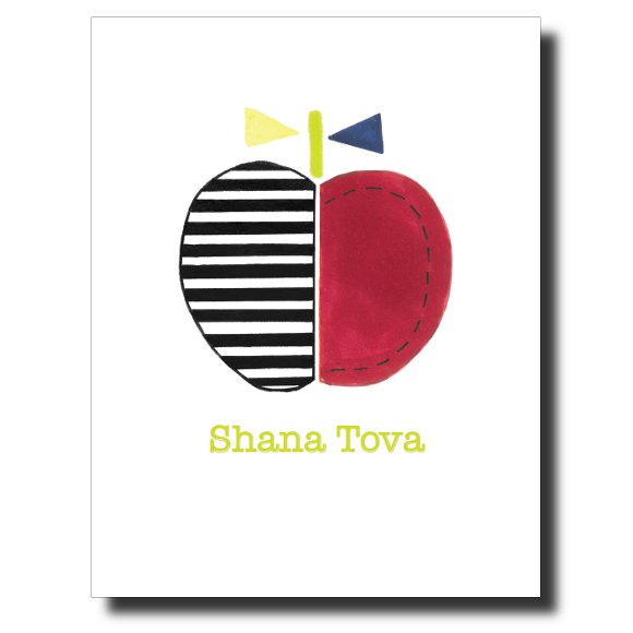 Shana Tova Apple card by Janet Karp