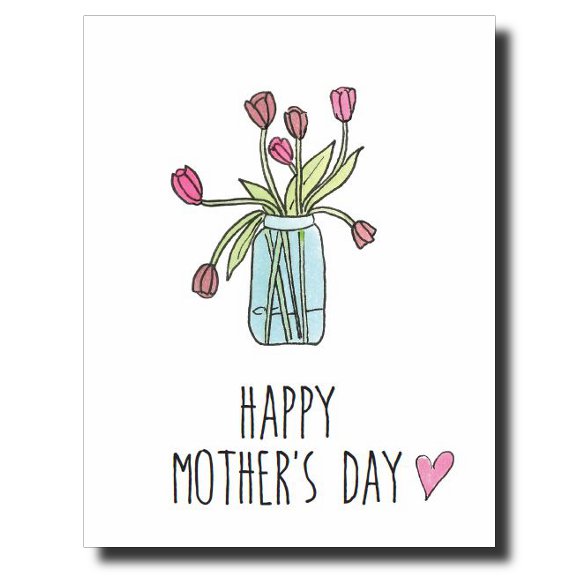 Tulips card by Janet Karp