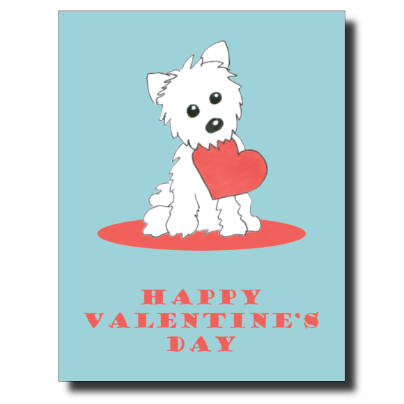 Charlie's Valentines card by Janet Karp