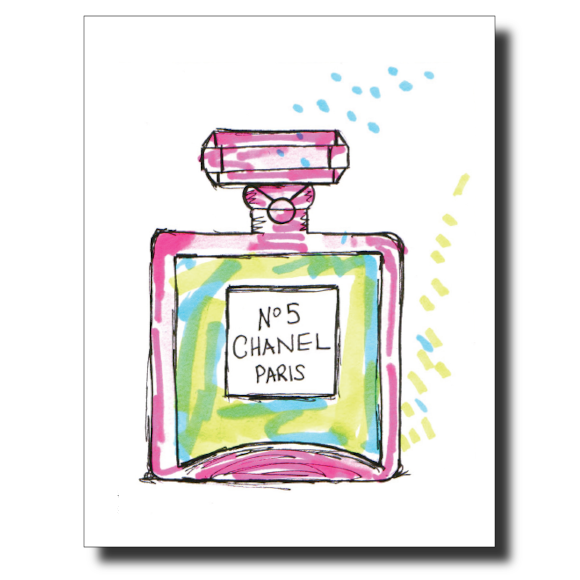 Chanel #2 card by Janet Karp