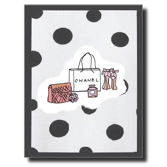 Fashionistas card by Janet Karp