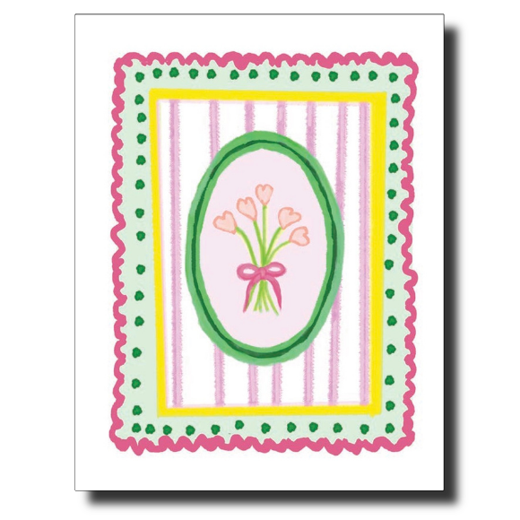 Flower Motif card by Janet Karp