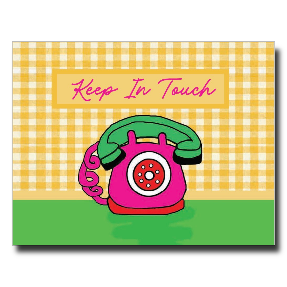 Keep in Touch card by Janet Karp