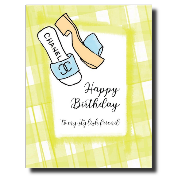 Stylish Friend card by Janet Karp