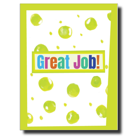 Great Job card by Janet Karp