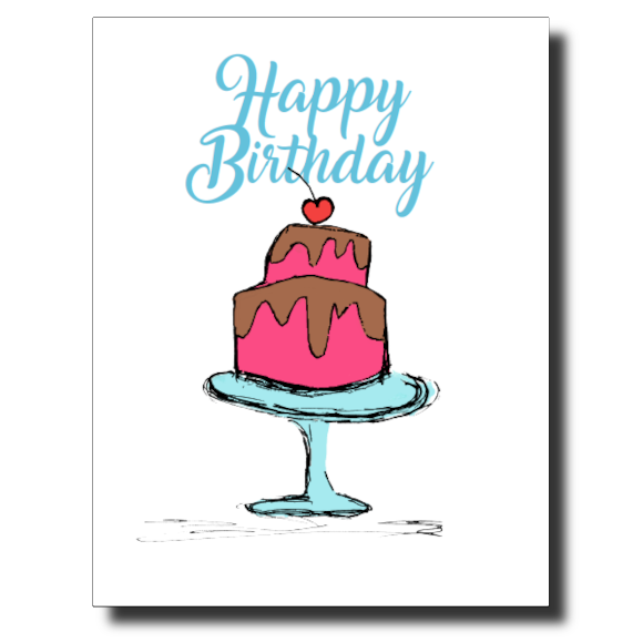 Melting Cake card by Janet Karp