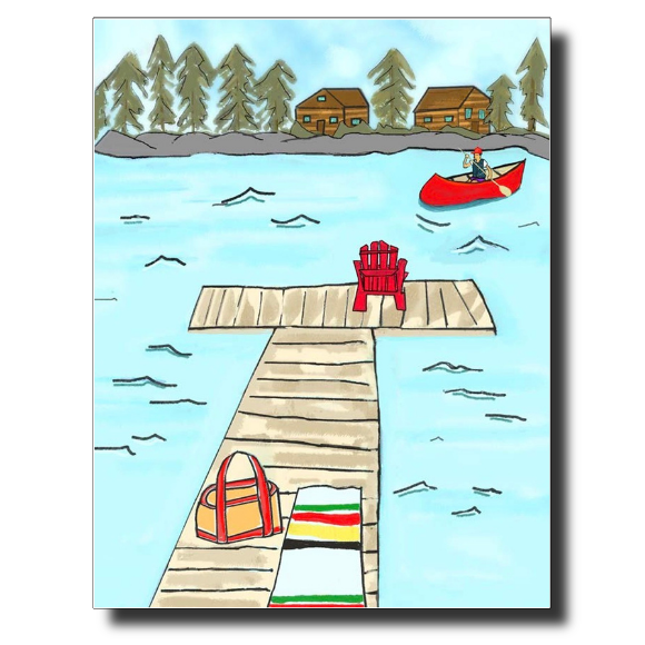 Muskoka card by Janet Karp
