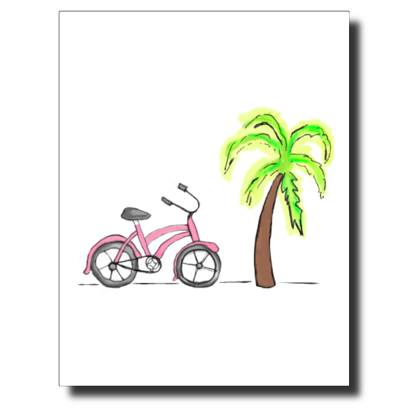 Palm Beach card by Janet Karp