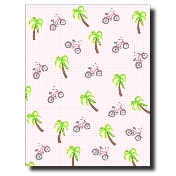 "Palm Beach Collage" card