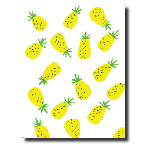 Pineapple card by Janet Karp