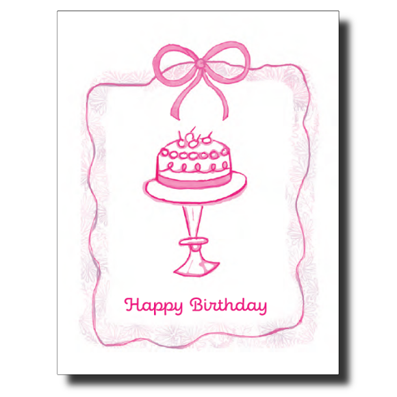 Pink Birthday card by Janet Karp