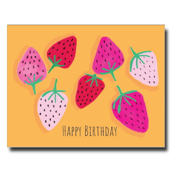 "Strawberries" card