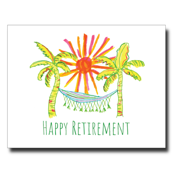 Sunshine Retirement card by Janet Karp