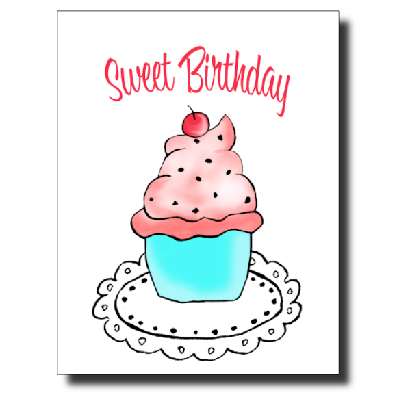 Sweet Birthday card by Janet Karp