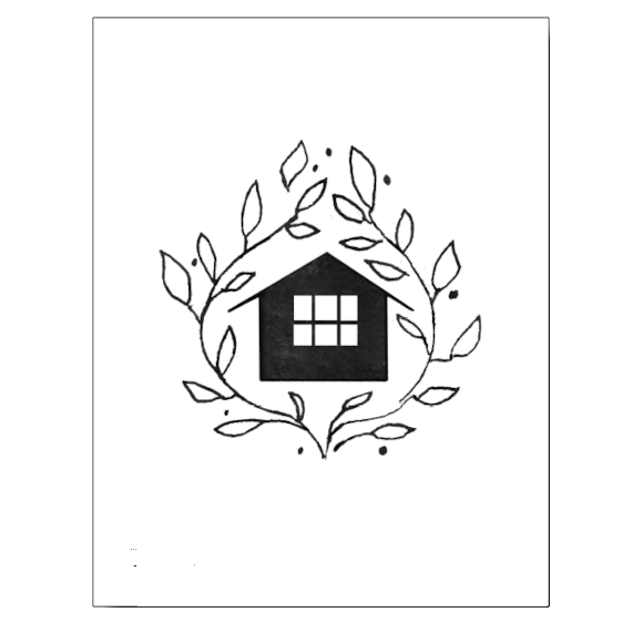 Wreath Home card by Janet Karp