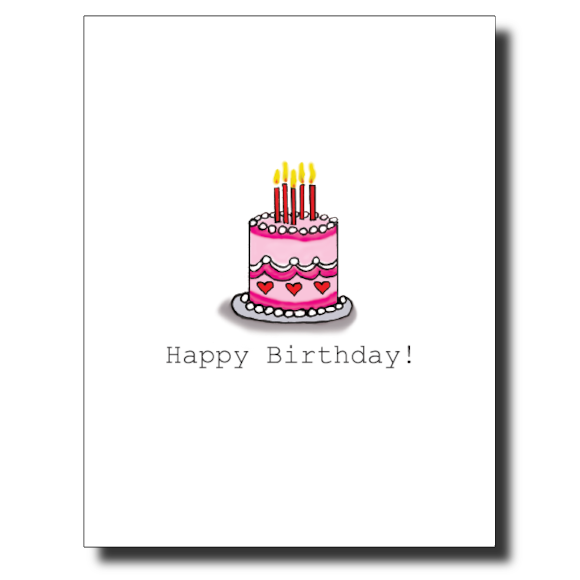 Mini Cake card by Janet Karp