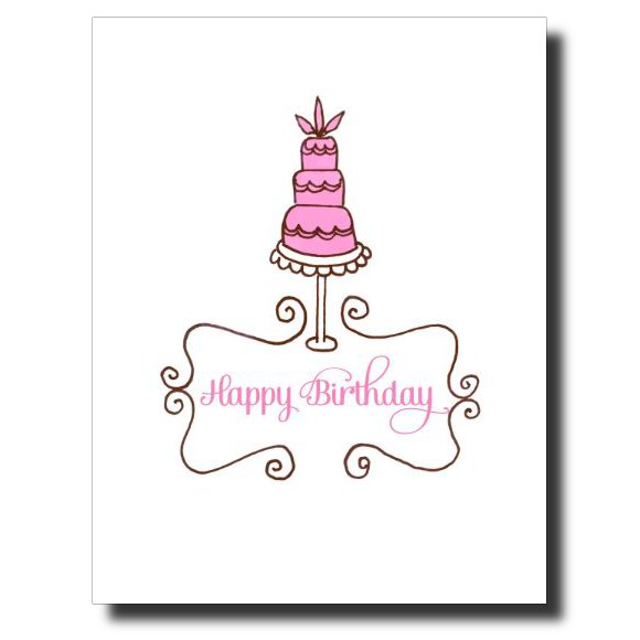 3 Tiered Birthday card by Janet Karp
