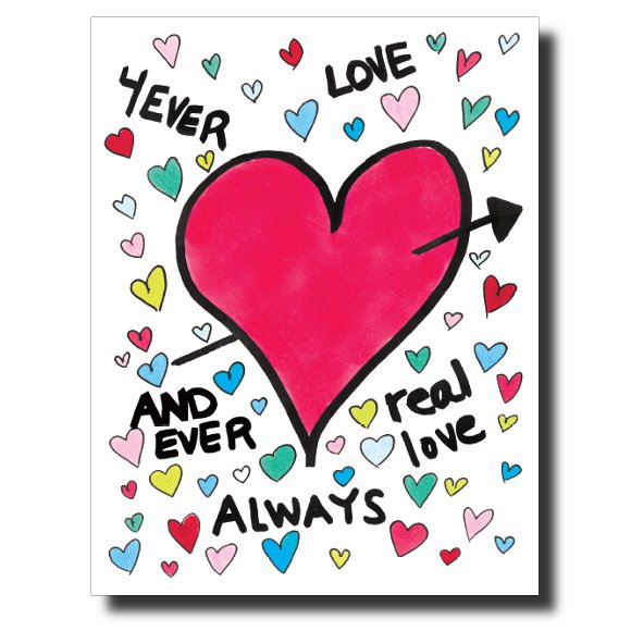 4ever Love card by Janet Karp