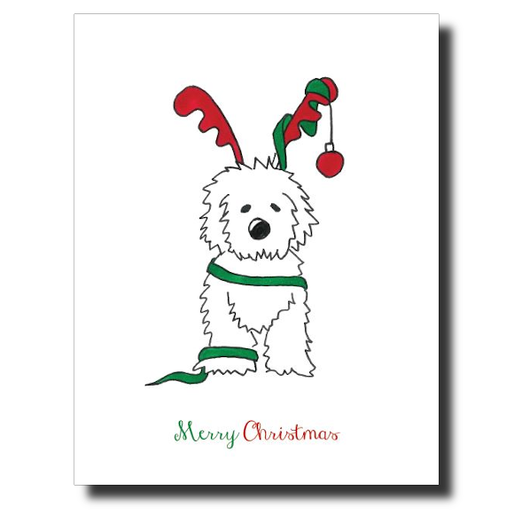 All Wrapped Up for Christmas card by Janet Karp