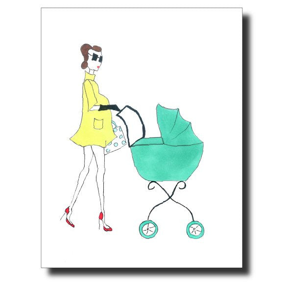Baby Baby card by Janet Karp