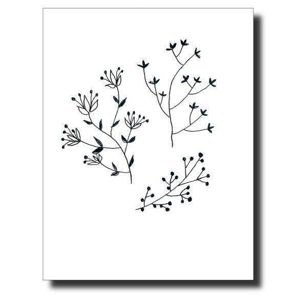 Blooming card by Janet Karp