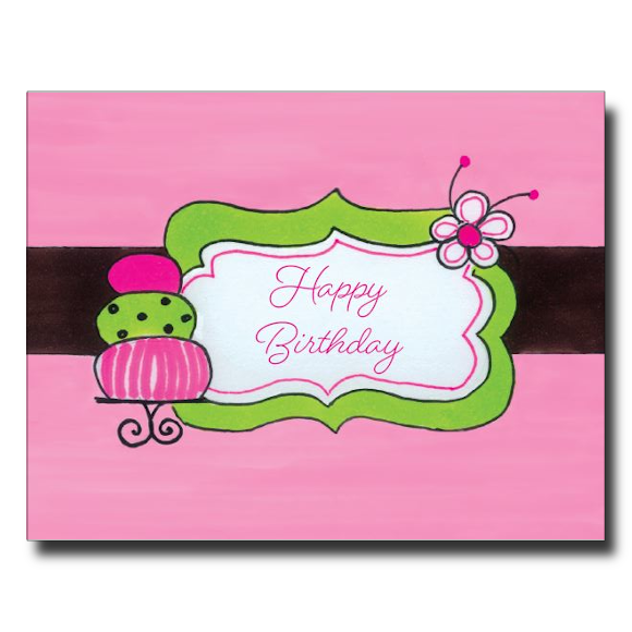 Cake and Ribbons card by Janet Karp