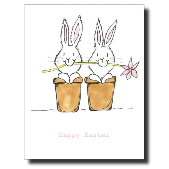 "Easter Bunnies" card