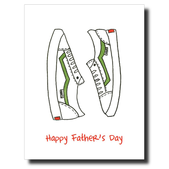 Father's Day Sneakers card by Janet Karp