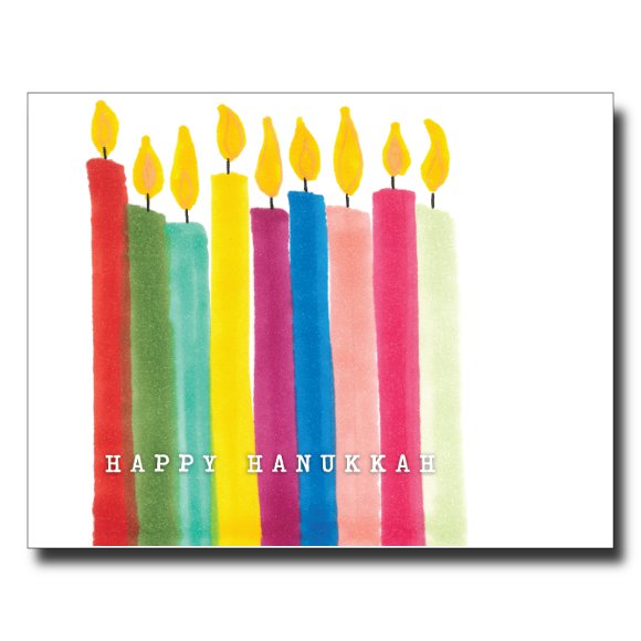 Hanukkah card by Janet Karp