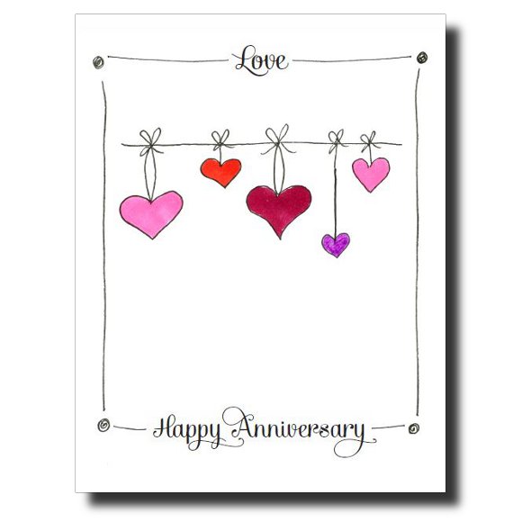 Happy Anniversary My Love card by Janet Karp