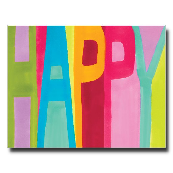Happy card by Janet Karp