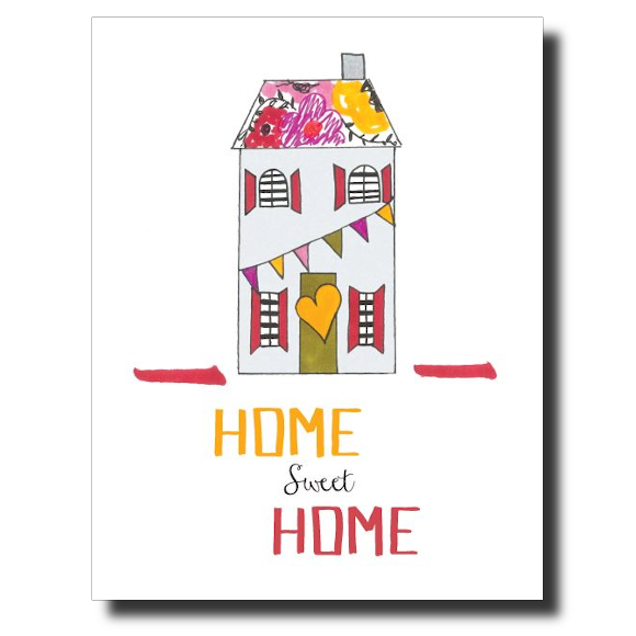 Home Sweet Home card by Janet Karp