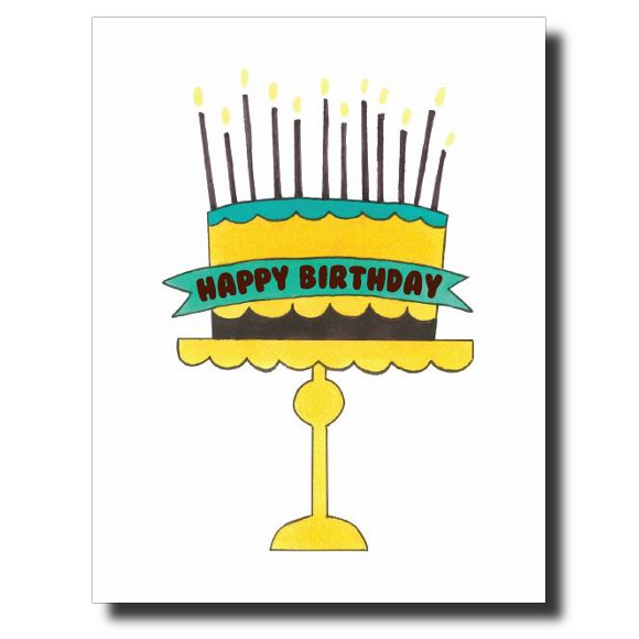 Joyous Birthday card by Janet Karp