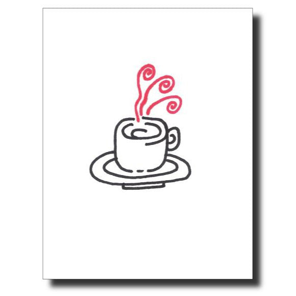 Morning Coffee card by Janet Karp