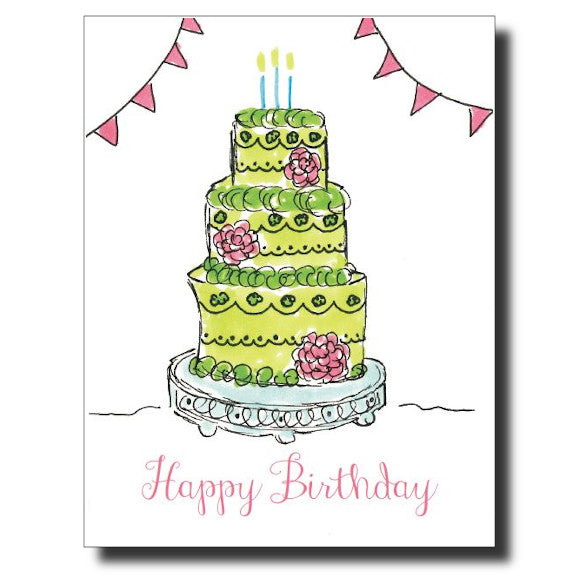 Pretty Birthday card by Janet Karp