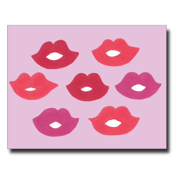 Pucker Up card by Janet Karp