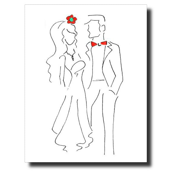 Red Bowtie card by Janet Karp