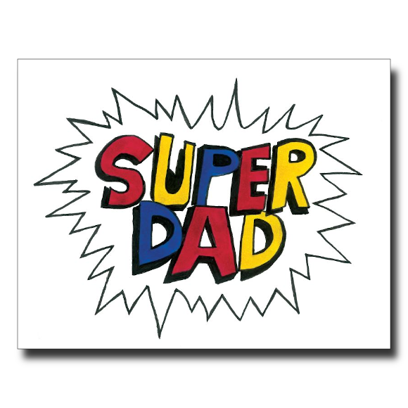 Super Dad card by Janet Karp