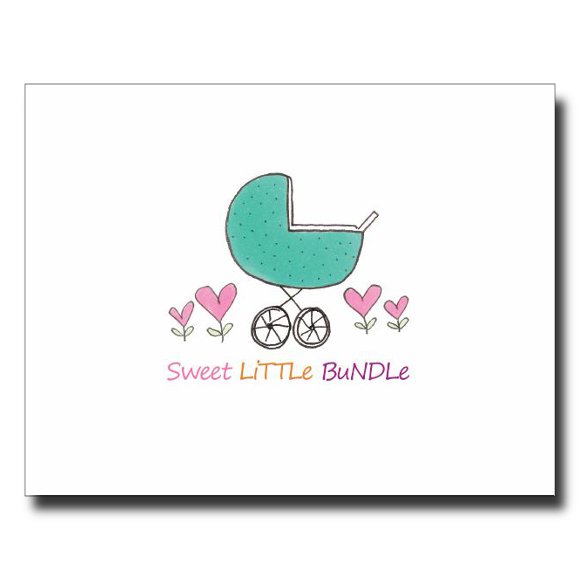 Sweet Little Bundle card by Janet Karp