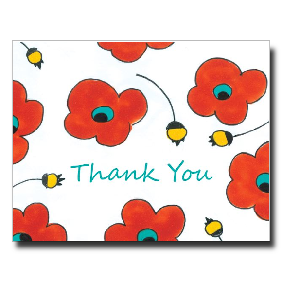 "Thank You Poppy" card