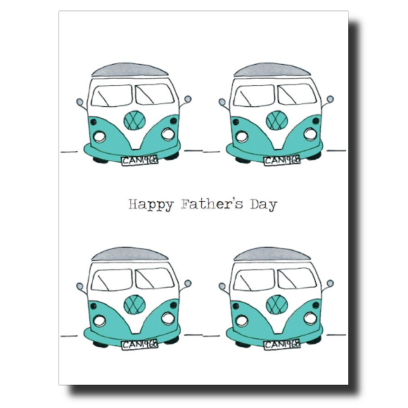 VW Father's Day card by Janet Karp
