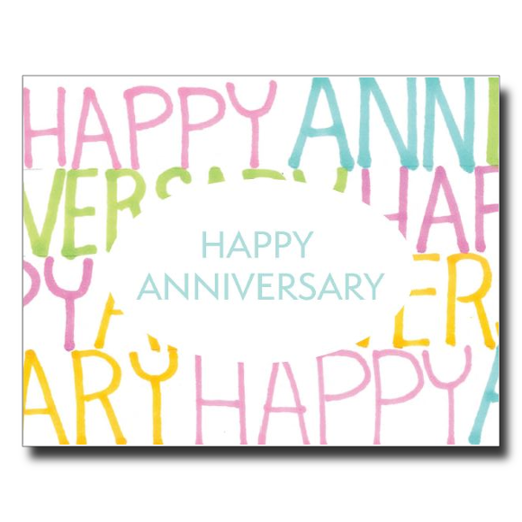 Happy Anniversary to You card by Janet Karp